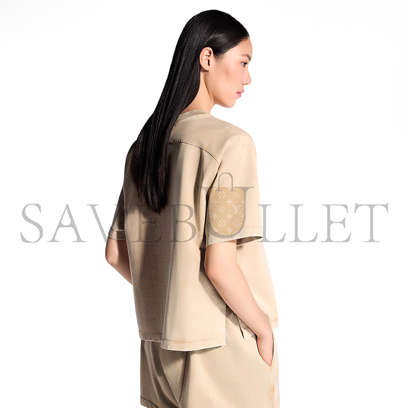 LOUIS VUITTON CAMISETA COM EFEITO VINTAGE 1AHIST